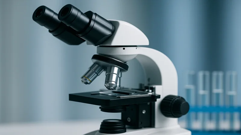 Microscópio cirúrgico em foco representando a técnica microcirúrgica na reversão de vasectomia em Juiz de Fora